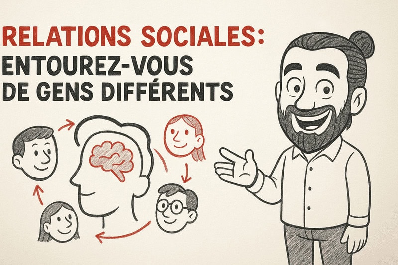 Relations sociales : Entourez-vous de gens différents