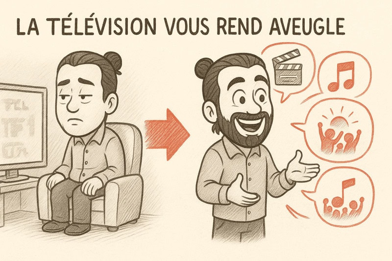 Pourquoi la télévision vous rend aveugle