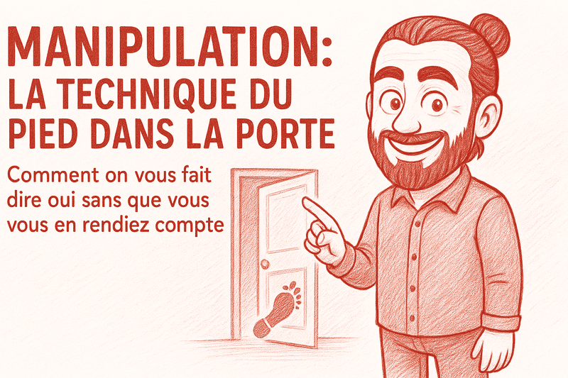 Manipulation : la technique du pied dans la porte en détail