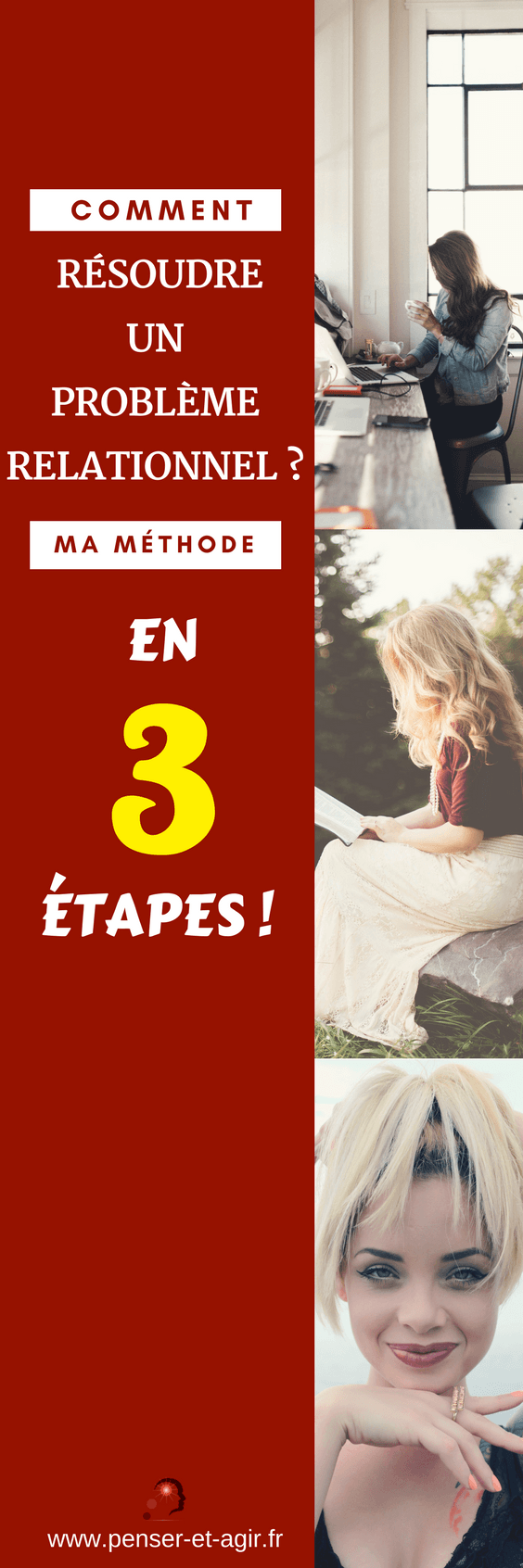 Comment résoudre un problème relationnel ? Ma méthode en 3 étapes !
Découvrez ma méthode en trois étapes pour résoudre un problème relationnel. Ne restez pas fâché avec vos proches pendant une éternité !