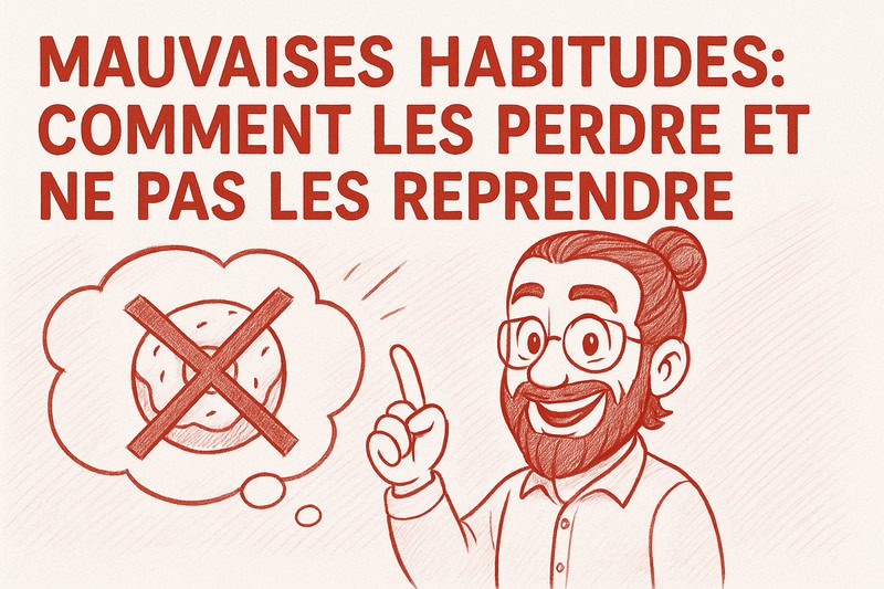 Mauvaises habitudes : comment les perdre et ne pas les reprendre.