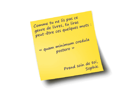 Le post-it de Sophie