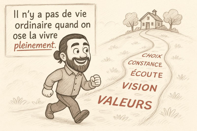 Histoire d'une personne ordinaire qui a réussi sa vie