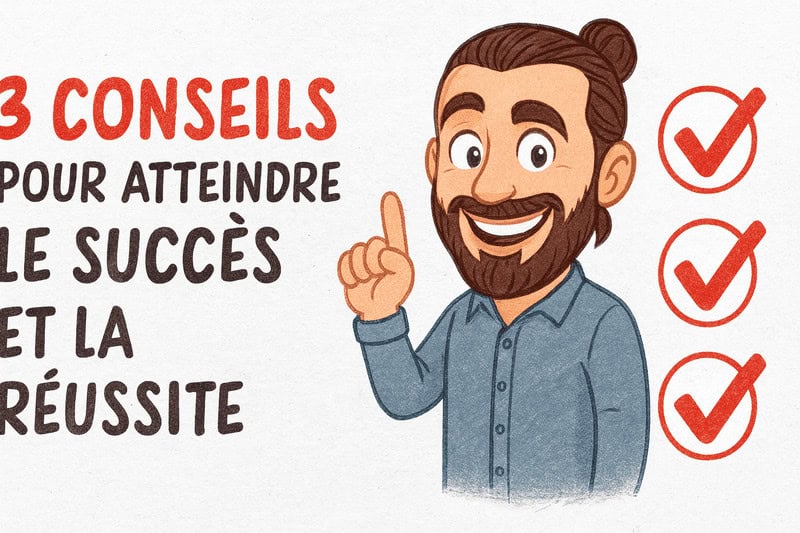 3 conseils pour atteindre le succes et la reussite