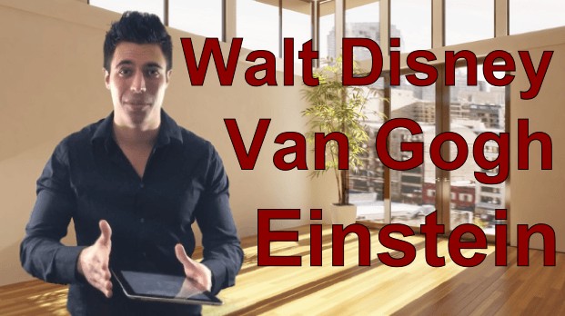 Destins extraordinaires - Walt Disney-Einstein-Van Gogh