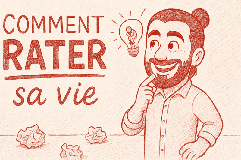 Comment rater sa vie : 3 clés pour être sur d’échouer !