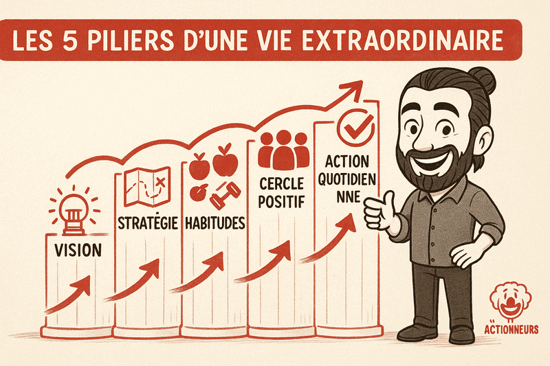 Comment avoir une vie extraordinaire : les 5 piliers que vous devez développer sur le long terme