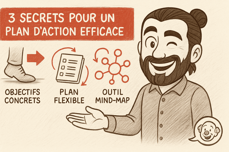 Comment elaborer un plan d'action 3 secrets pour etre efficace et productif