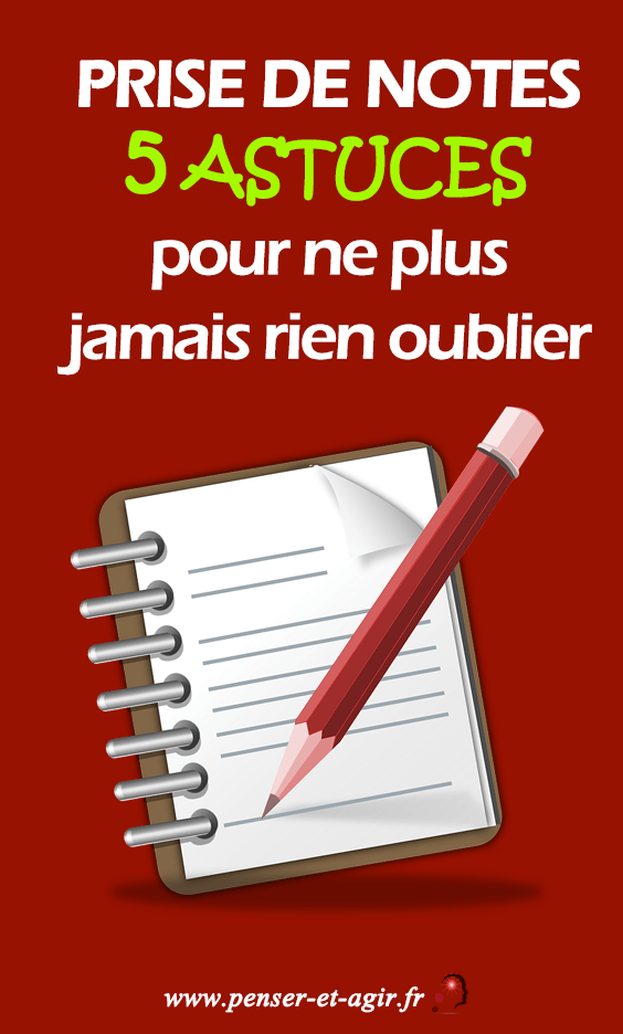 Prise de notes : 5 astuces pour ne plus jamais rien oublier
La prise de notes est essentielle si vous désirez ne plus jamais rien oublier. Voici 5 astuces concrètes à mettre en place pour une prise de notes efficace