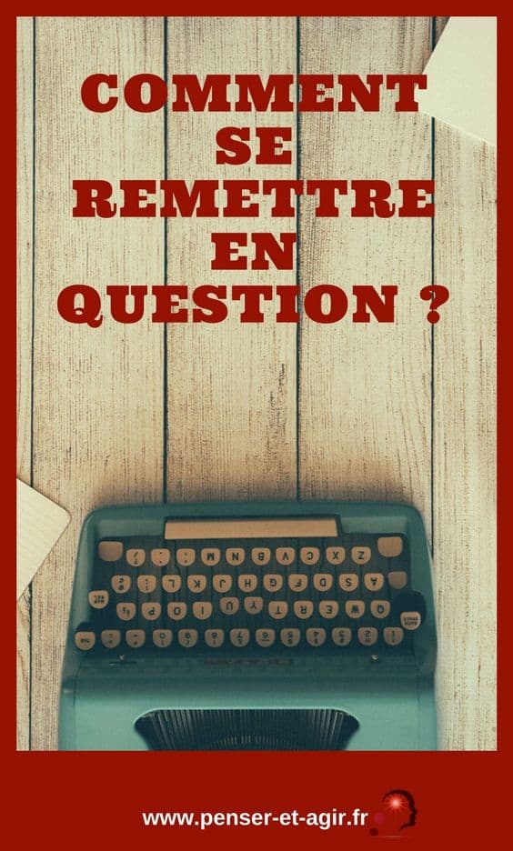 Comment se remettre en question ?
Ici Mathieu Vénisse du site internet « Penser-et-Agir.fr », le site dédié au développement personnel par l’action. Bienvenue dans l’épisode 22 de la série « Agir au Quotidien », un conseil concret par jour, pour vous aider à avancer au quotidien, pour votre bien-être quotidien et pour accomplir vos projets.
Aujourd’hui nous allons parler de la remise en question.