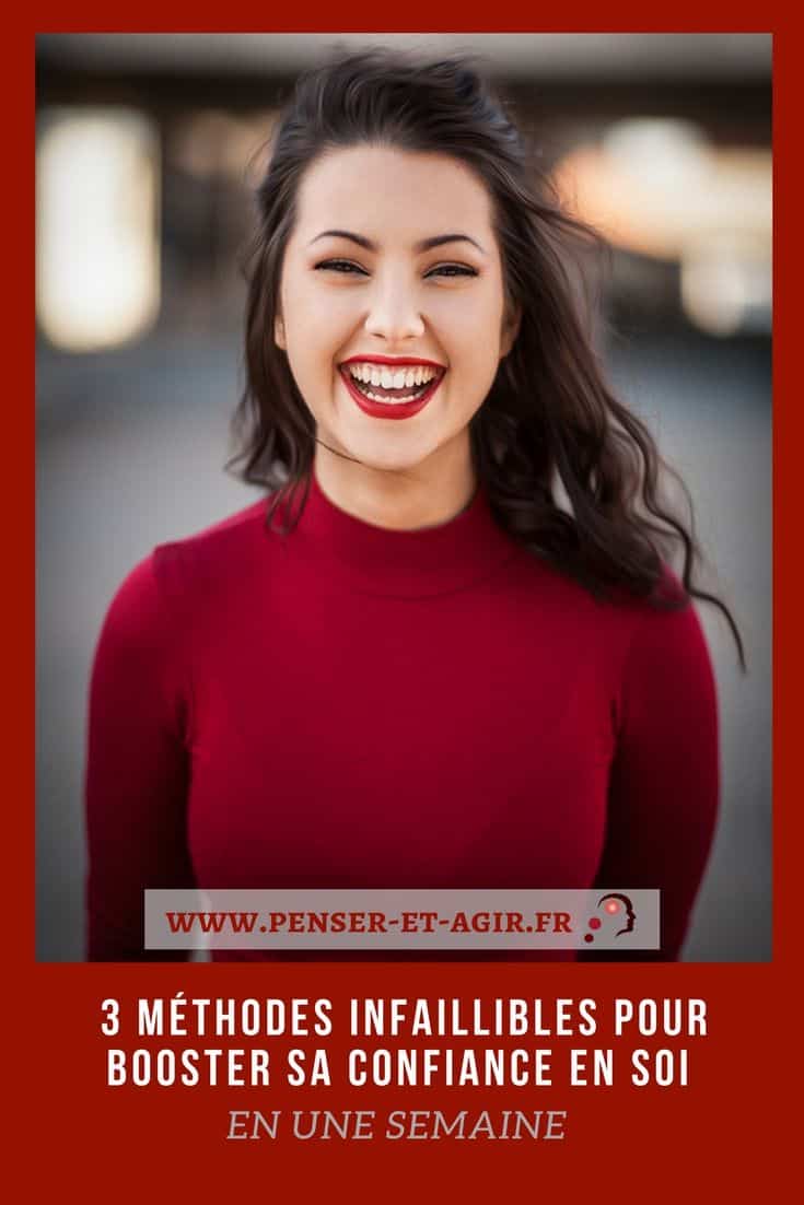 3 méthodes infaillibles pour booster sa confiance en soi en une semaine
Booster sa confiance en soi rapidement c'est possible ! Ces 3 méthodes originales vont vous permettre d'y arriver facilement...