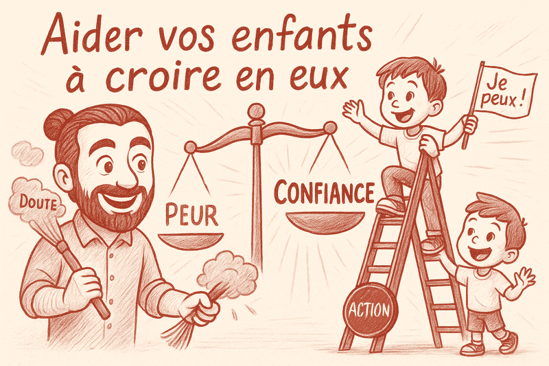 Aider vos enfants a développer confiance eux