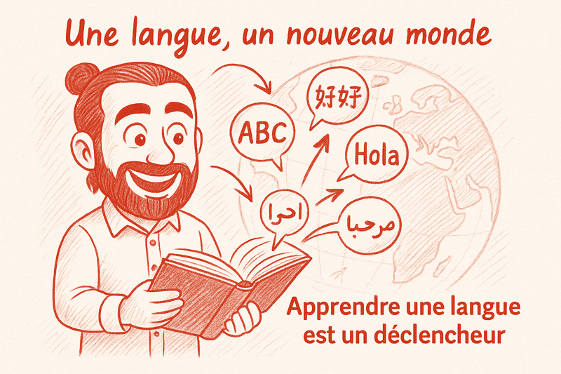 Apprendre nouvelle langue déclencheur