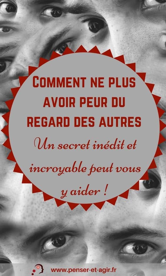 Comment ne plus avoir peur du regard des autres : Un secret inédit et incroyable peut vous y aider !
Comment ne plus avoir peur du regard des autres ? Voici une question qui revient sans cesse. Connaissez-vous le secret de 60000 pensées ? Le voici !
