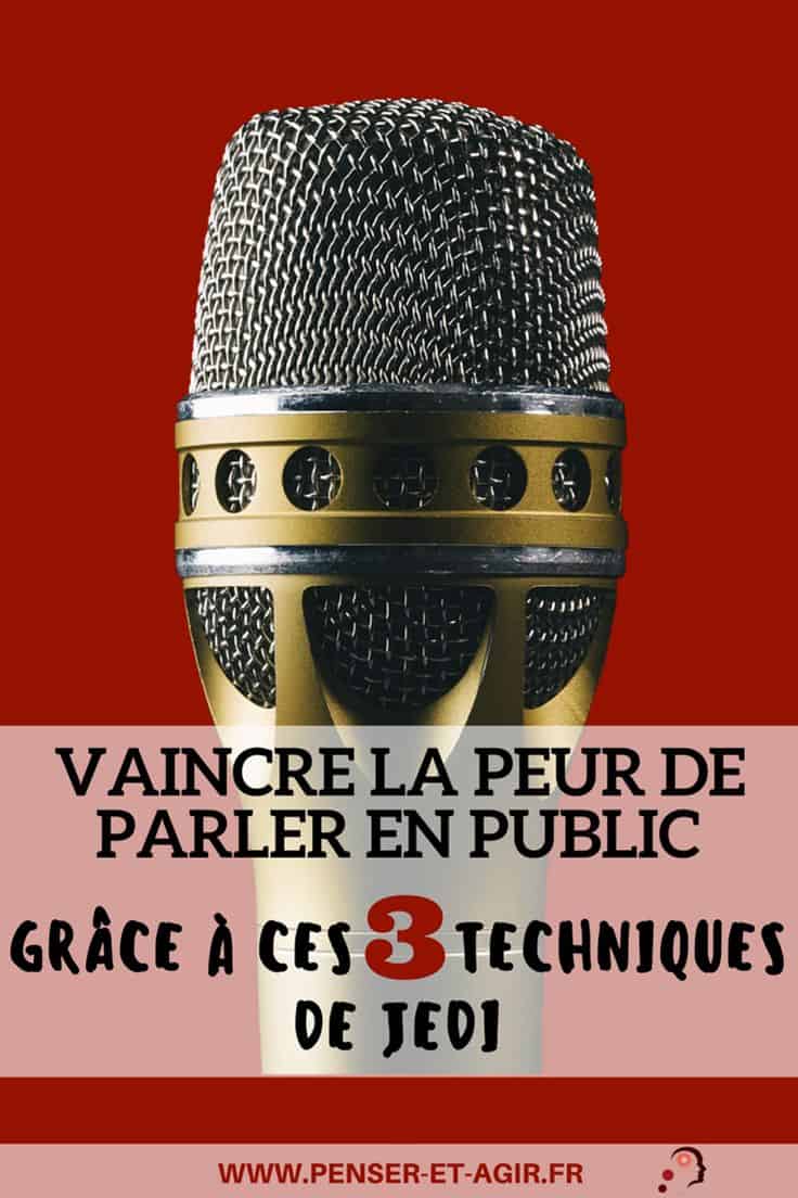 Vaincre la peur de parler en public grâce à ces 3 techniques de Jedi
Vaincre la peur de parler en public est un combat que nous devons tous mener, Ces 3 techniques vous y aideront, la 3e est la plus surprenante !