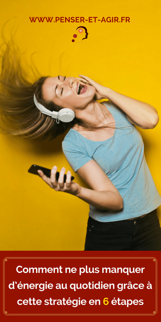 Comment ne plus manquer d’énergie au quotidien grâce à cette stratégie en 6 étapes
Comment ne plus manquer d’énergie sans prendre aucune vitamine, ni se reposer excessivement ? La réponse dans cet article en 6 étapes simples et concrètes.