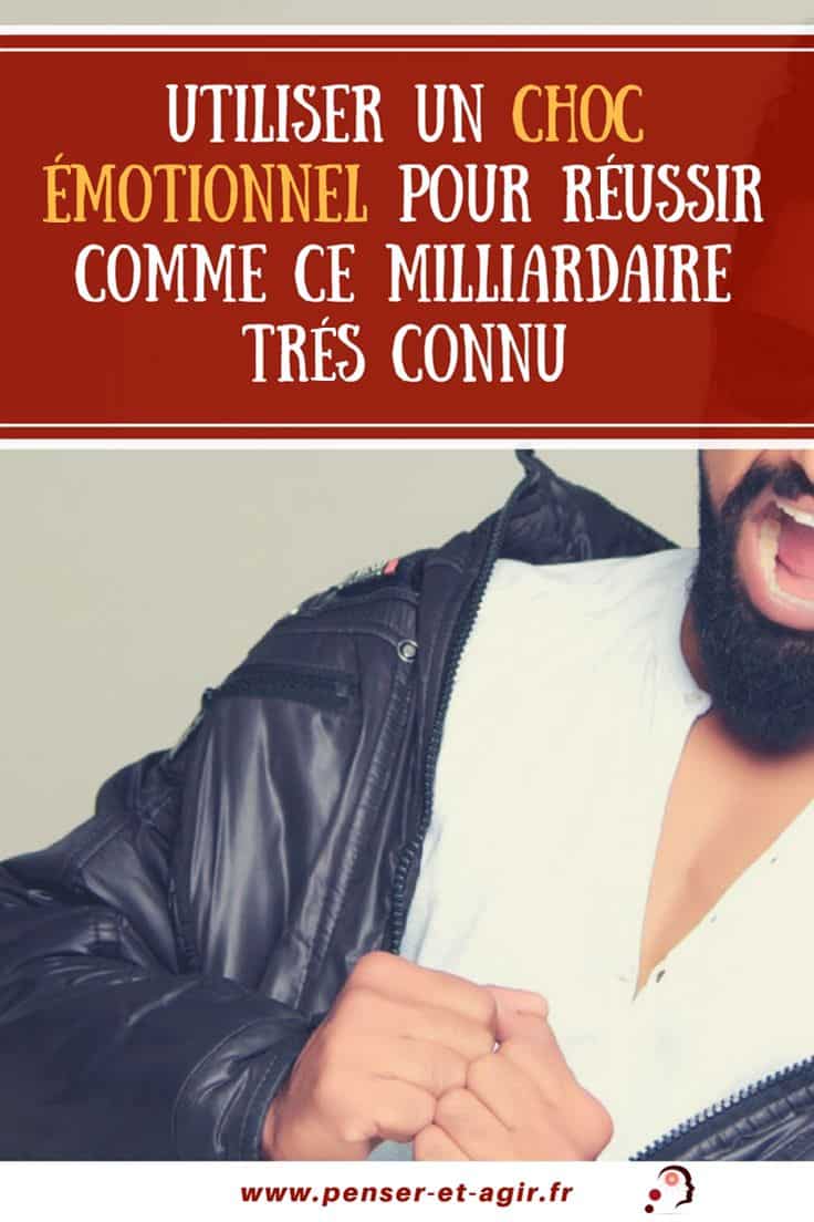 Utiliser un choc émotionnel pour réussir comme ce milliardaire très connu
Découvrez comment ce milliardaire, que vous connaissez sans aucun doute, a utilisé un choc émotionnel traumatisant pour réaliser ses rêves.