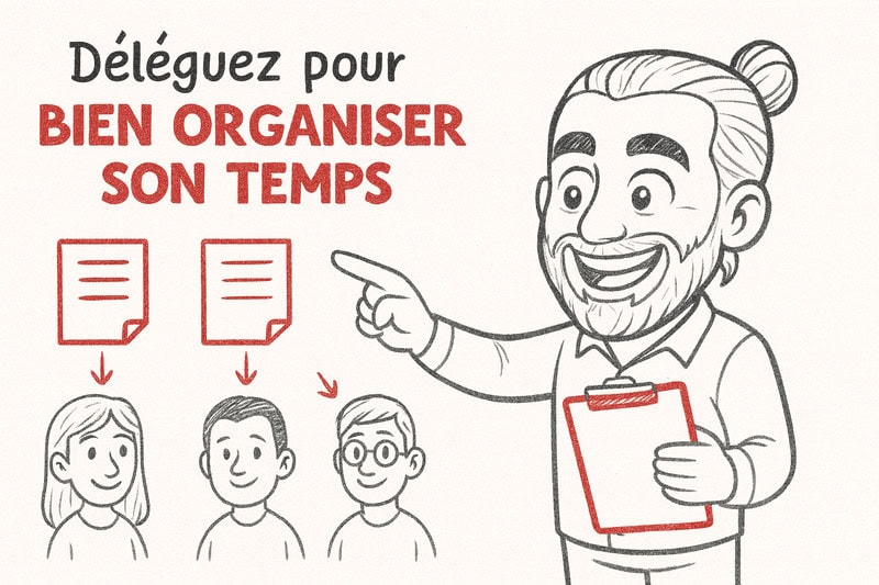 Déléguez pour bien organiser son temps