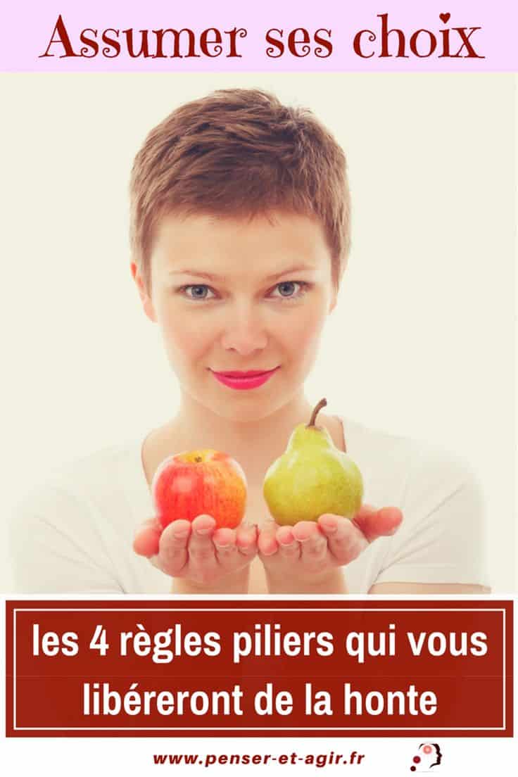 Assumer ses choix : les 4 règles piliers qui vous libéreront de la honte
Assumer ses choix et se libérer du regard des autres c'est possible ! Respectez simplement les 4 règles piliers présentées dans cet article.