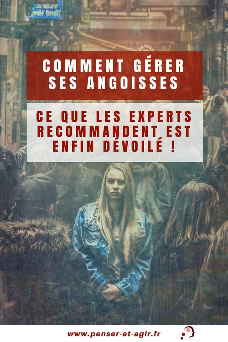 Comment gérer ses angoisses : ce que les experts recommandent est enfin dévoilé !
Ce dossier répond à la question suivante: comment gérer ses angoisses ; mais il précise aussi ce qu'il faut faire pour y parvenir rapidement.