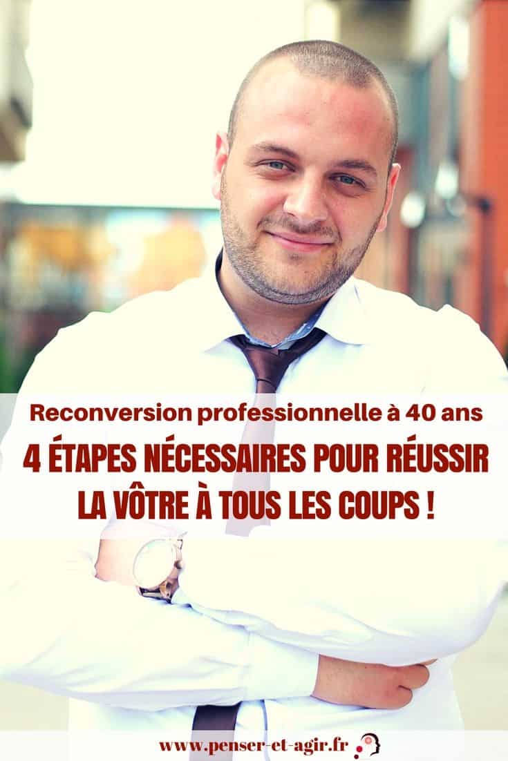 Reconversion professionnelle à 40 ans : 4 étapes nécessaires pour réussir la vôtre à tous les coups !
Voici 4 étapes à respecter précisément pour que votre reconversion professionnelle à 40 ans soit un vrai succès et vous mène vers la réussite.