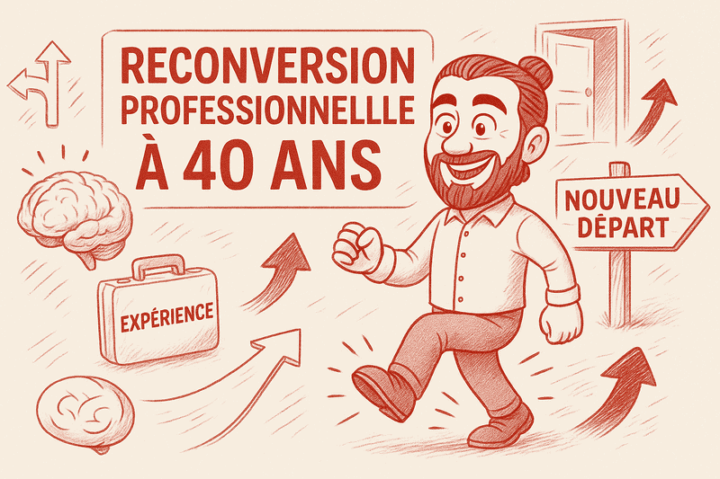Reconversion professionnelle à 40 ans : 4 étapes nécessaires pour réussir la vôtre à tous les coups !