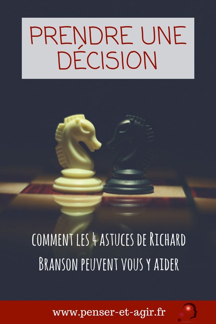 Prendre une décision : comment les 4 astuces de Richard Branson peuvent vous y aider ?
Prendre une décision n'est pas toujours simple ! Appliquez les 4 astuces proposées dans cet article et mettez toutes les chances de votre côté.