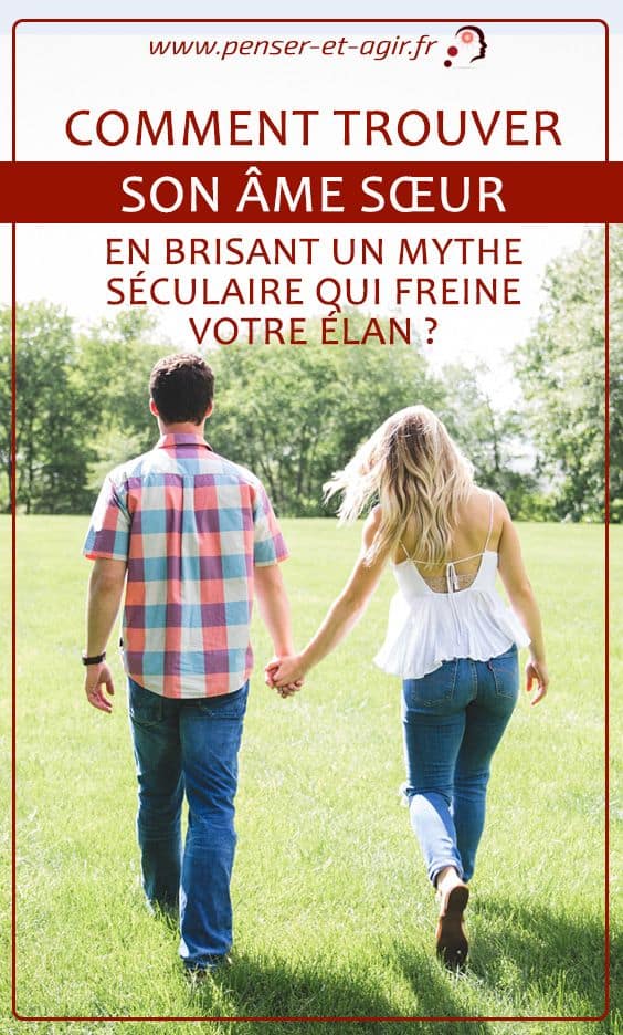 Comment trouver son âme sœur en brisant un mythe séculaire qui freine votre élan ?
Dans cet article qui revisite le concept de l'âme sœur, découvrez pourquoi ce mythe est à la fois pernicieux et dangereux, mais découvrez aussi ce qui fait la force des couples qui marchent alors qu'ils n'ont pas toujours des points en commun. Vous pourrez mieux construire vos relations amoureuses par la suite.