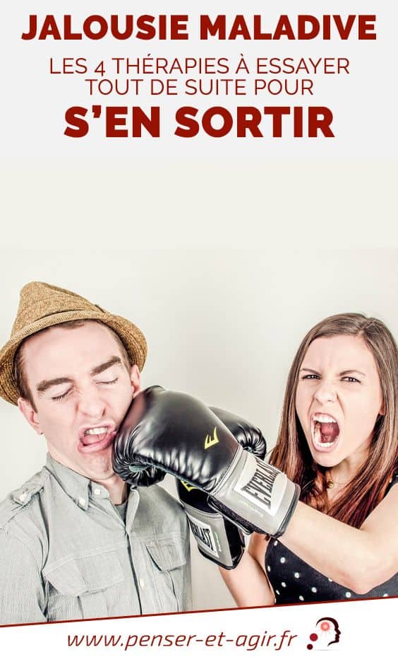 Jalousie maladive : les 4 thérapies à essayer tout de suite pour s’en sortir
Dans cet article j’ai regroupé 4 thérapies différentes de conseils que vous pouvez lire un peu partout sur internet pour lutter contre la jalousie maladive.