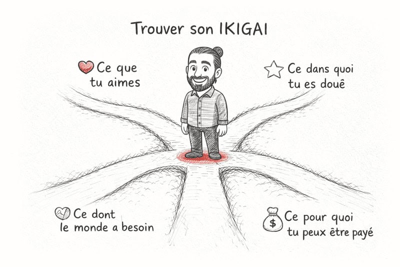 Ikigai, le secret des japonais centenaires pour vivre heureux.