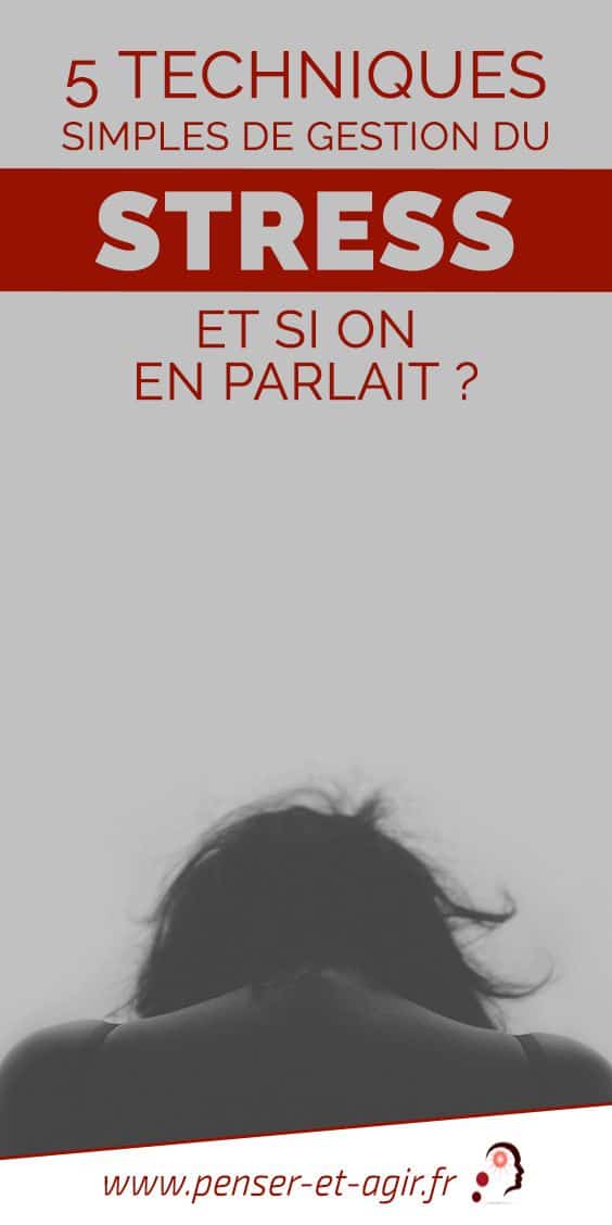 5 Techniques simples de gestion du stress : et si on en parlait ?
Voici une compilation des 5 méthodes les plus efficaces de gestion du stress. Qu’il s’agisse de stress lié à votre activité professionnelle ou dans le cou..