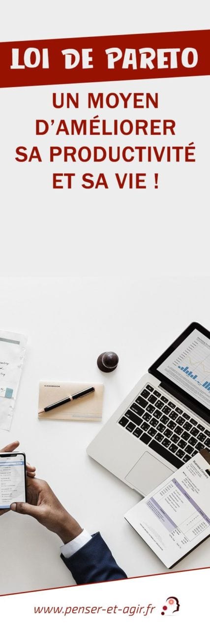 Loi de Pareto, un moyen d’améliorer sa productivité et sa vie !
La loi des 20/80 ou loi de Pareto est un bon moyen d'améliorer la productivité de votre entreprise mais également votre épanouissement. Savez vous comment ?