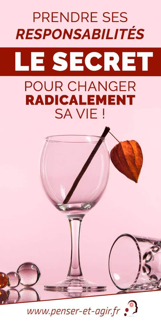 Prendre ses responsabilités : le secret pour changer radicalement sa vie !
Pourquoi est il difficile de prendre ses responsabilités ? Comment arrrêter d'agir en victime ? Je vous explique tout sur ce sujet