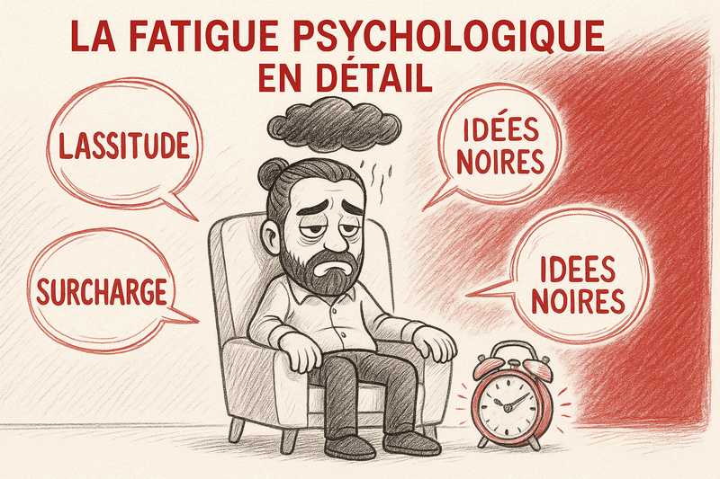 Les causes de la fatigue psychique