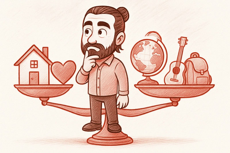 début d’une vie d’adulte plus mûr