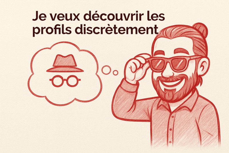 Découvrir les profils Meetic discrètement