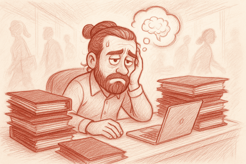 le stress chronique au travail