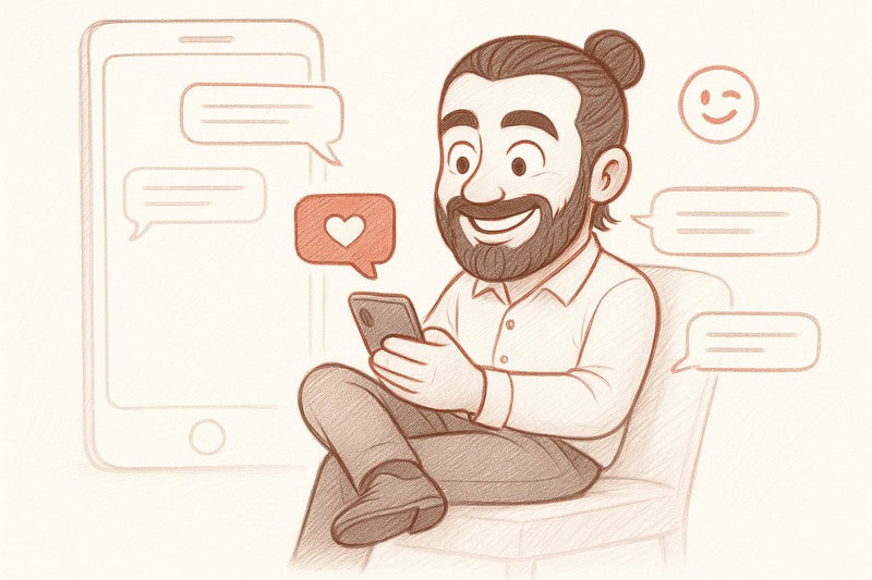 Aborder une fille par SMS