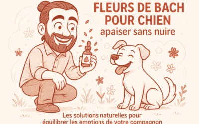 Fleur de bach pour chien : l’élixir de bien-être de votre boule de poil