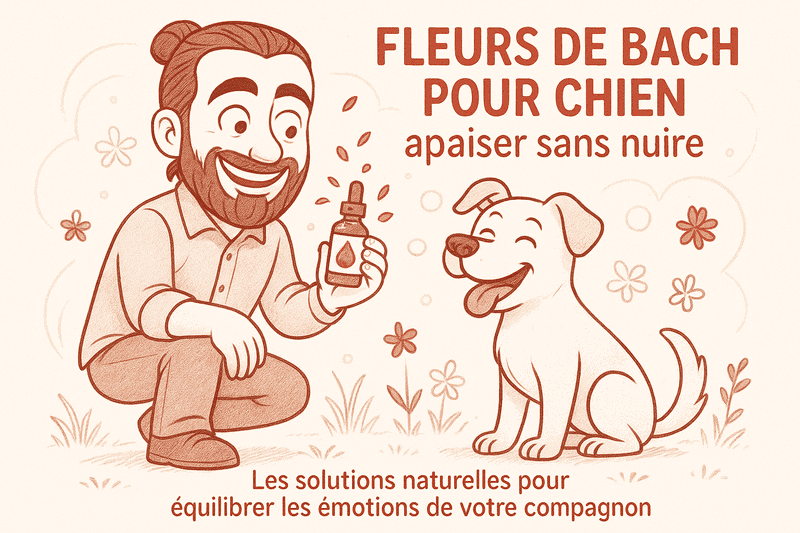 Fleur de bach pour chien : l’élixir de bien-être de votre boule de poil