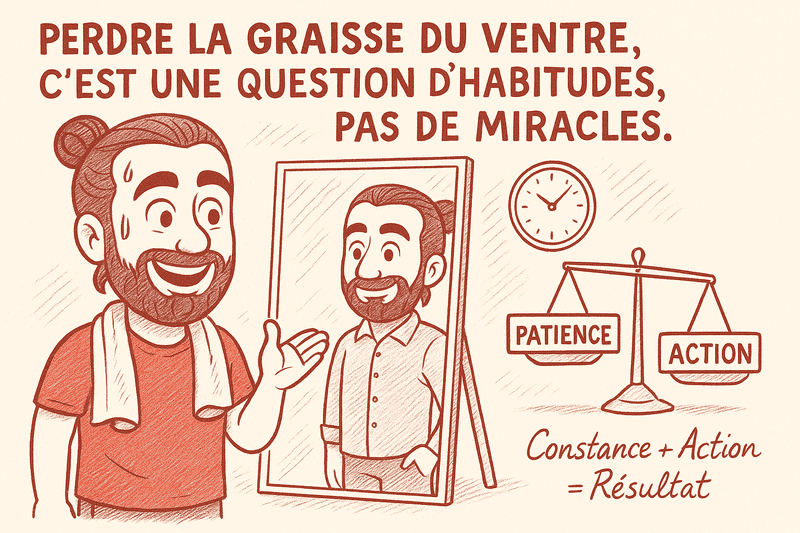 Perdre la graisse du ventre : comment y arriver ?