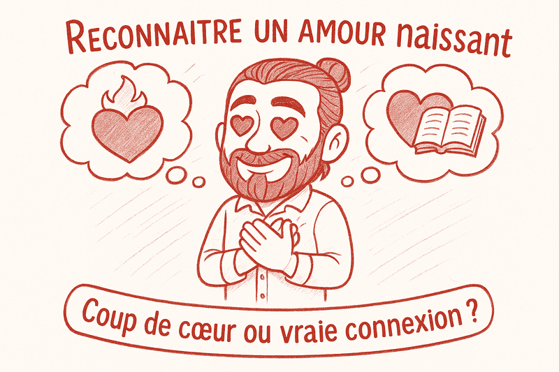 reconnaitre amour naissant