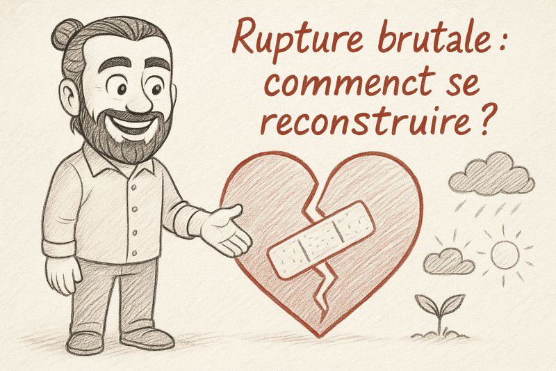 rupture amoureuse brutale