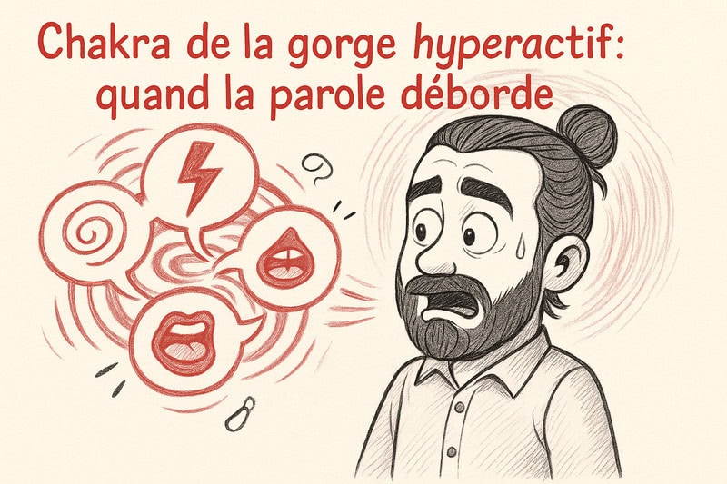 Chakra de la gorge hyperactif