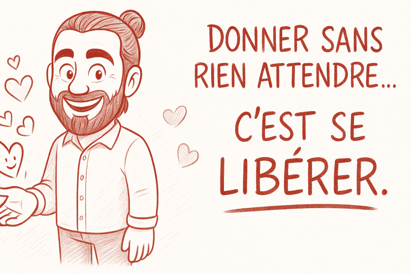 donner sans rien attendre en retour