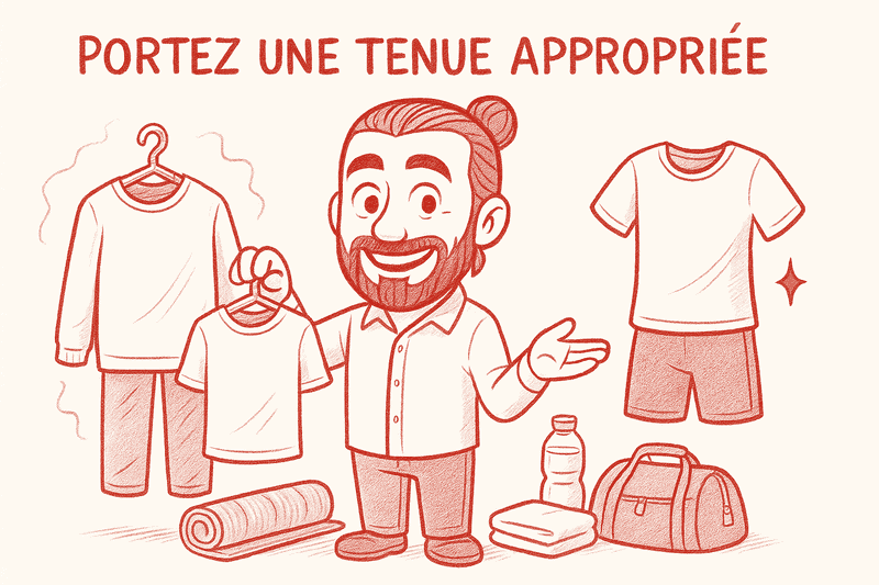 une tenue appropriée