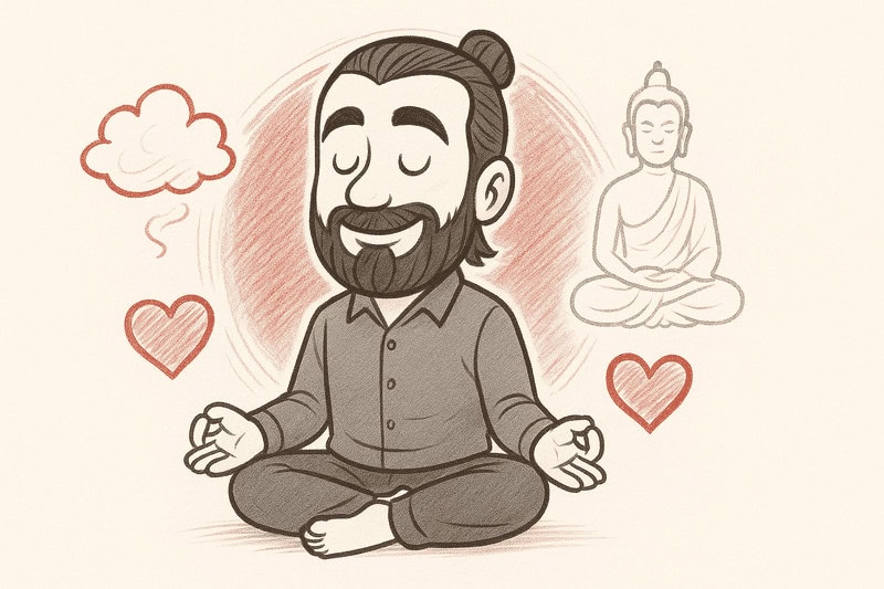 La visualisation de Bouddha