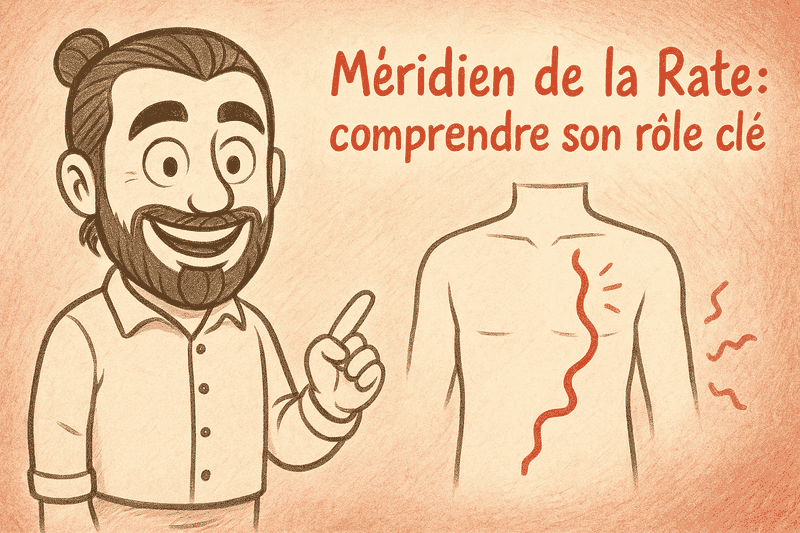 Méridien de la rate