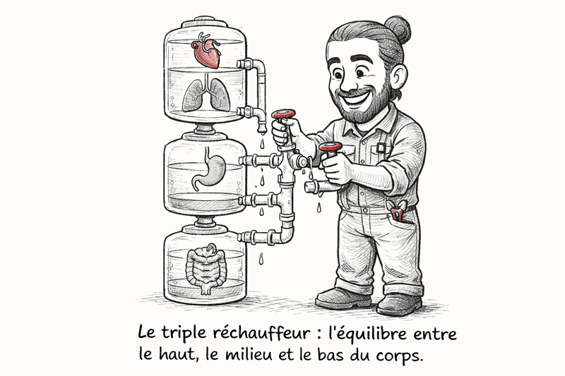 méridien triple réchauffeur