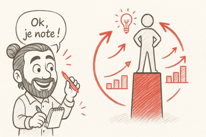 l’imitation de la réussite